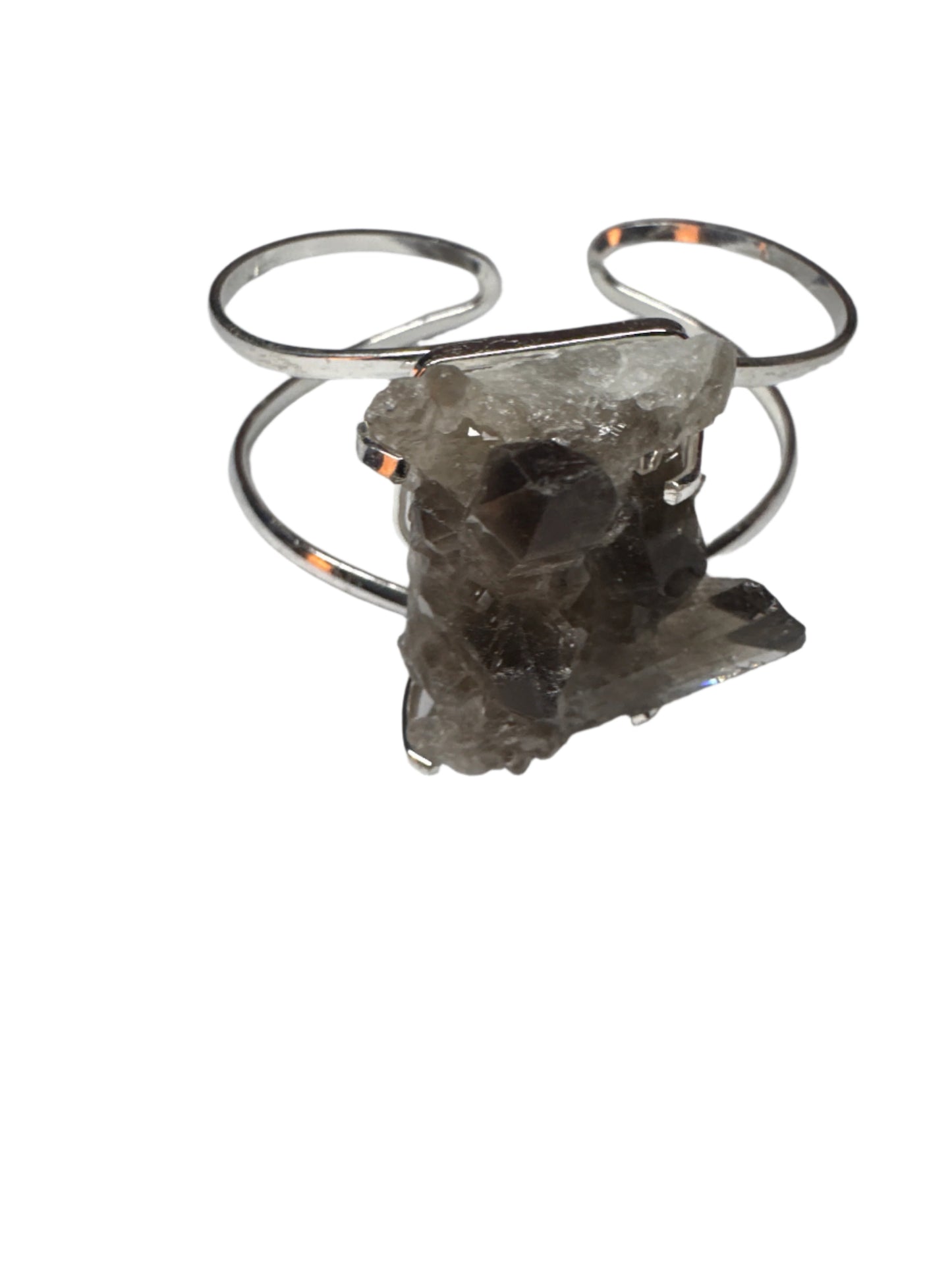 Smokey Quartz Points Cuff Bracelet - Origems