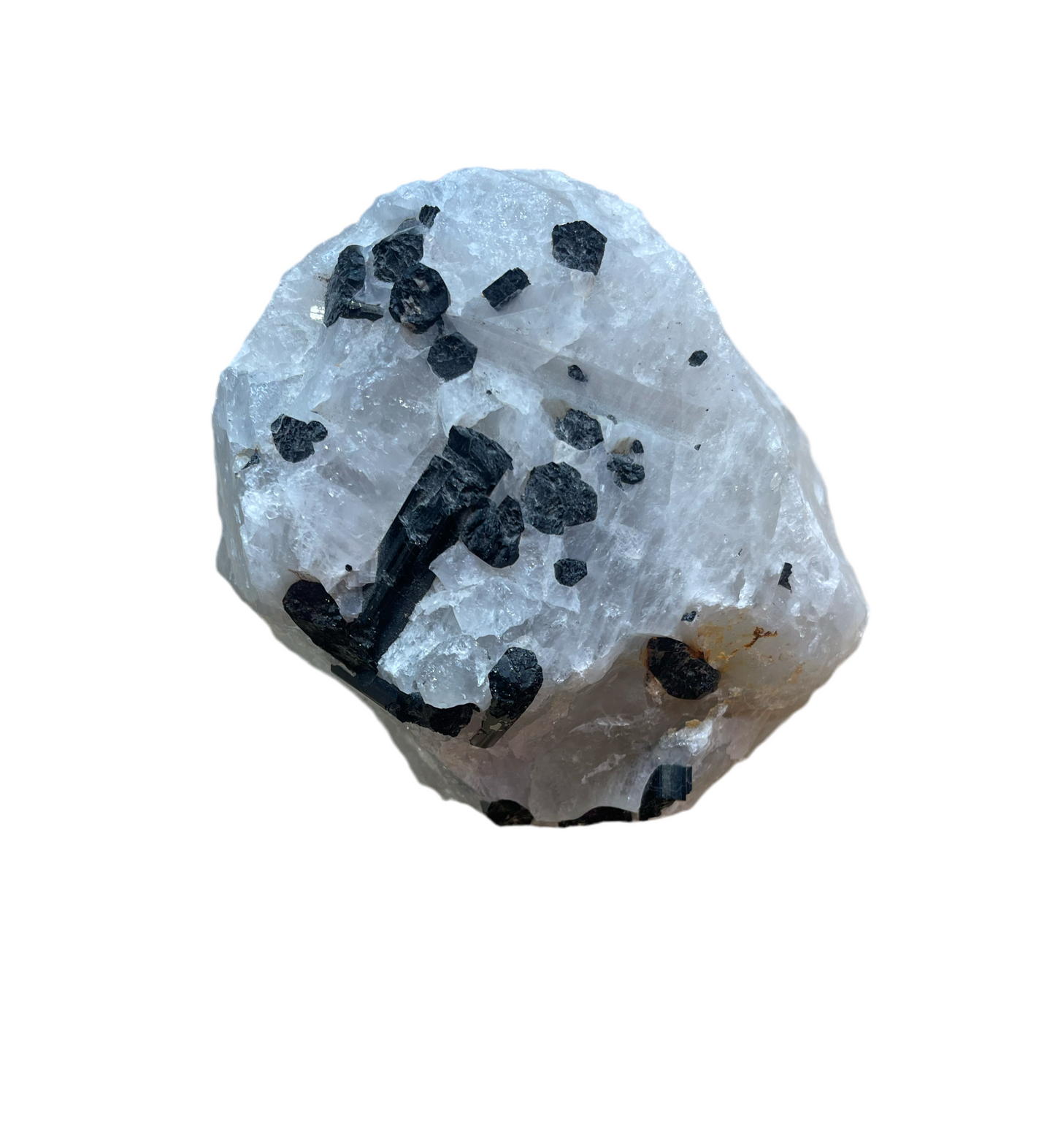 Raw Tourmalinated Quartz Display Piece | Tourmaline