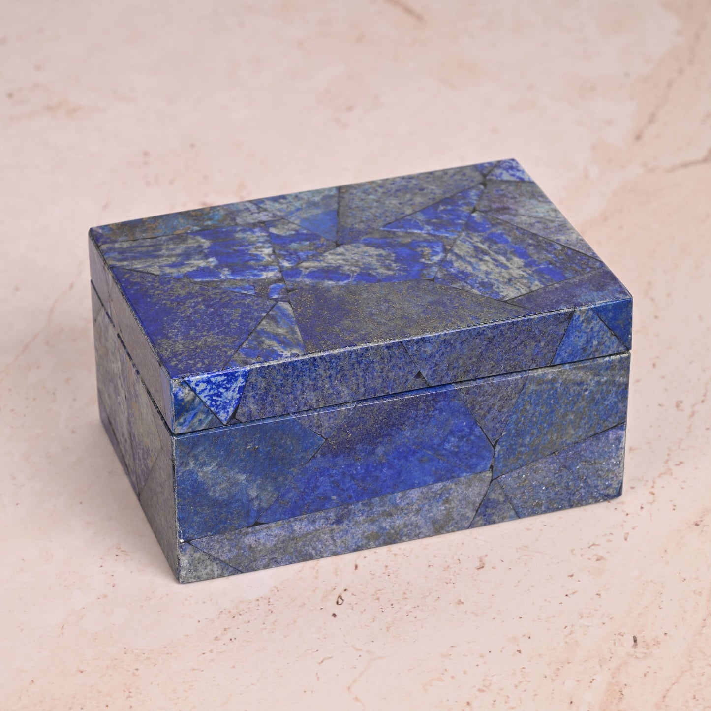 Lapis Lazuli Box Jewelry | Stone Box | Tarot Box | Multi-Purpose Container