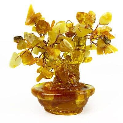 Handmade Baltic Amber Money Tree Home Decor