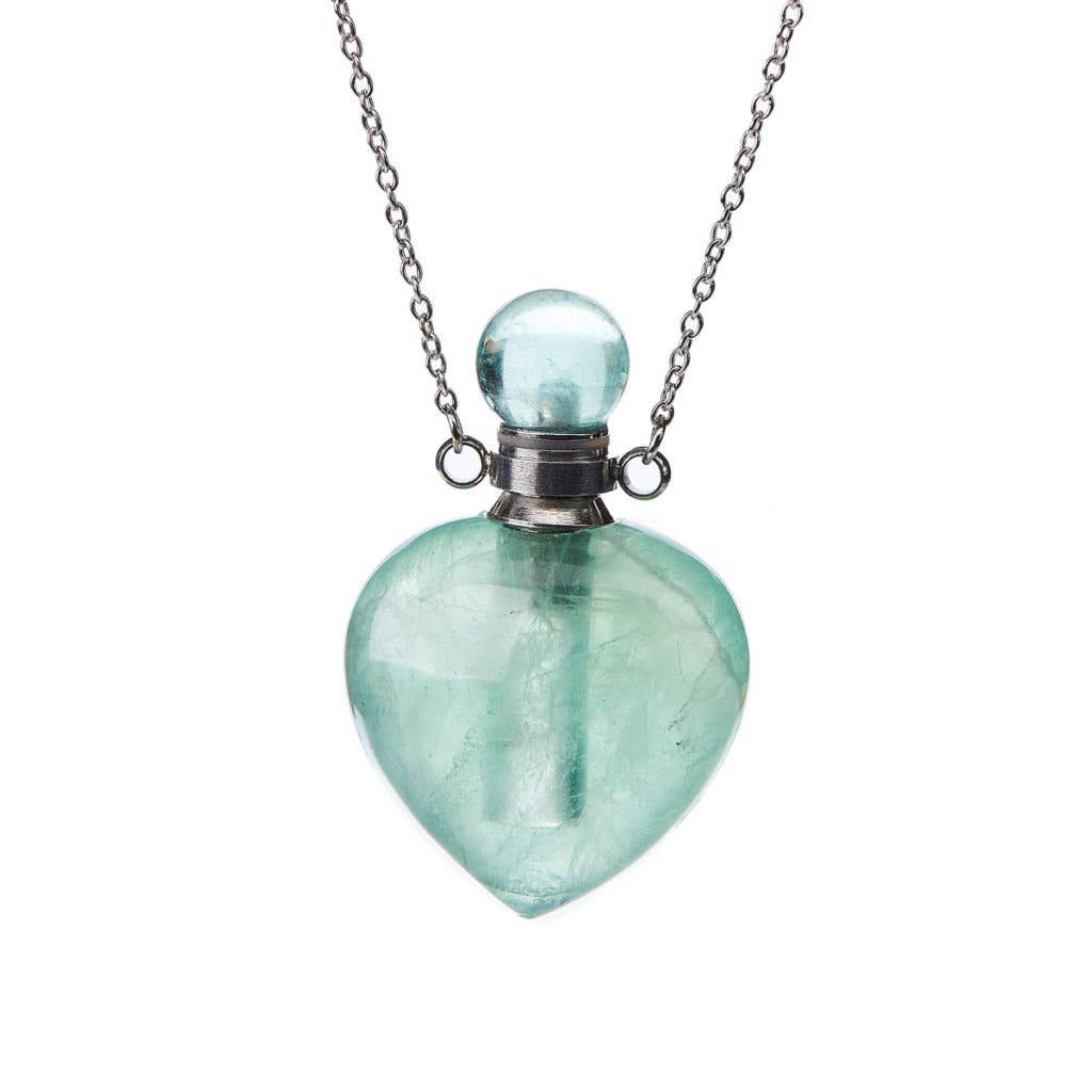 Aromatherapy Fluorite Heart