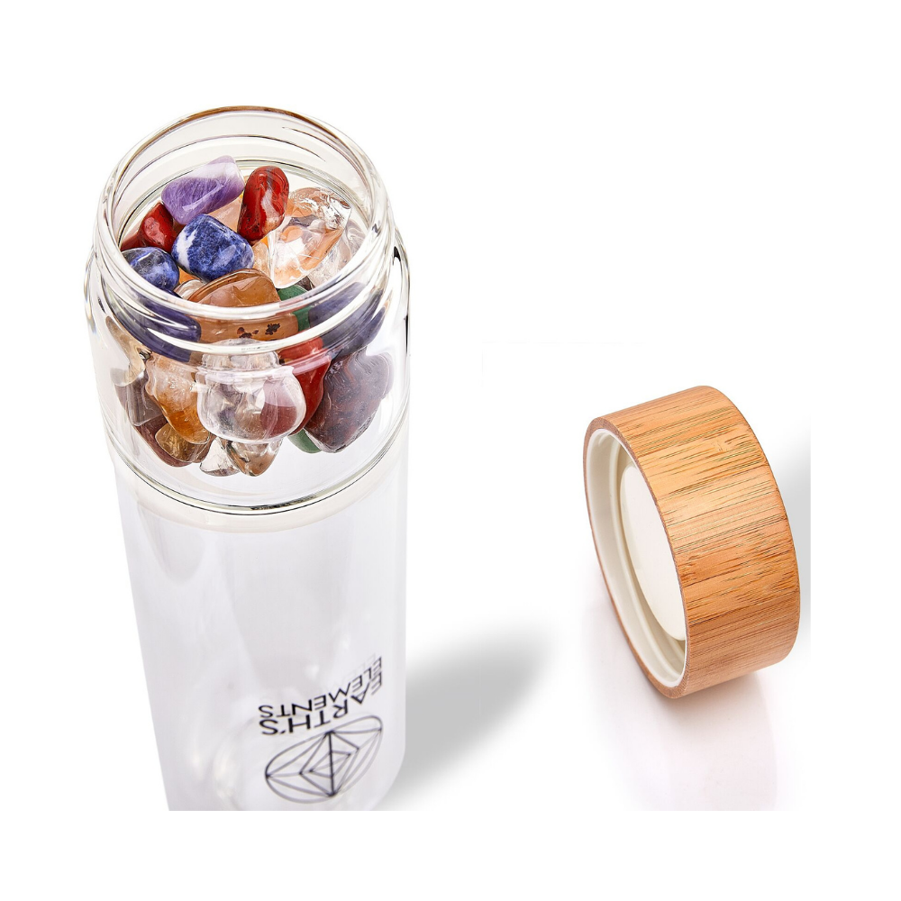 Chakra Alignment Crystal Water Bottle