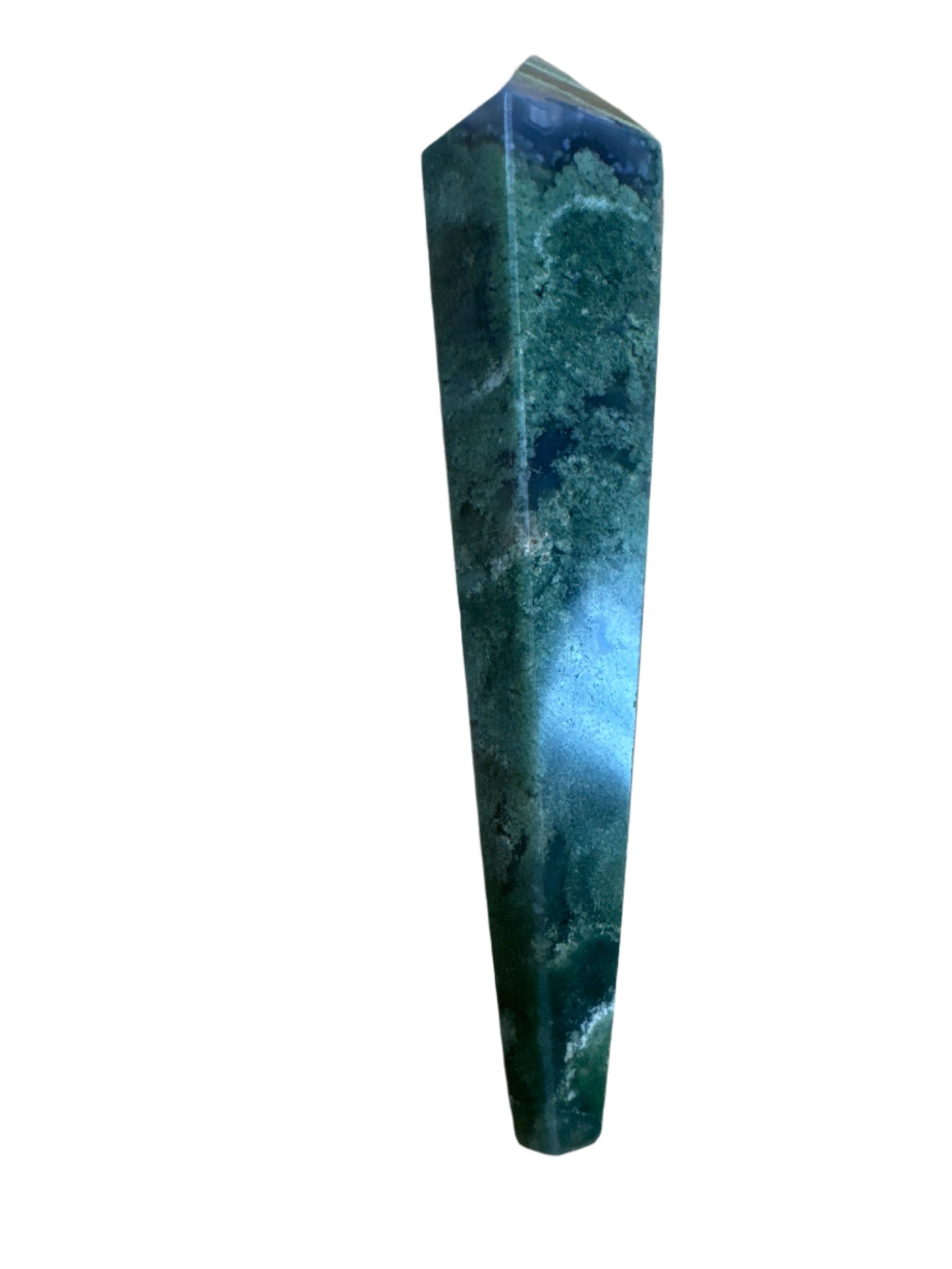 Moss Agate Wand | 5 Inches