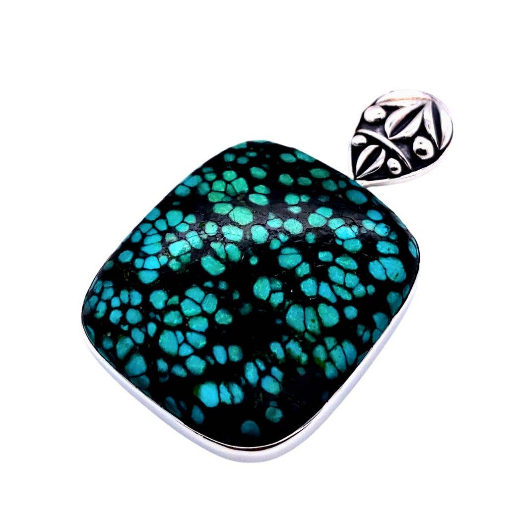 Tibetan Turquoise Treasure Pendant