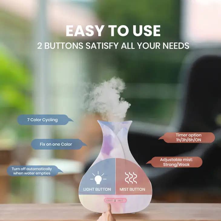 Aromatherapy Diffuser with Pattern Design (300ml) | Cold Air Oil Diffuser