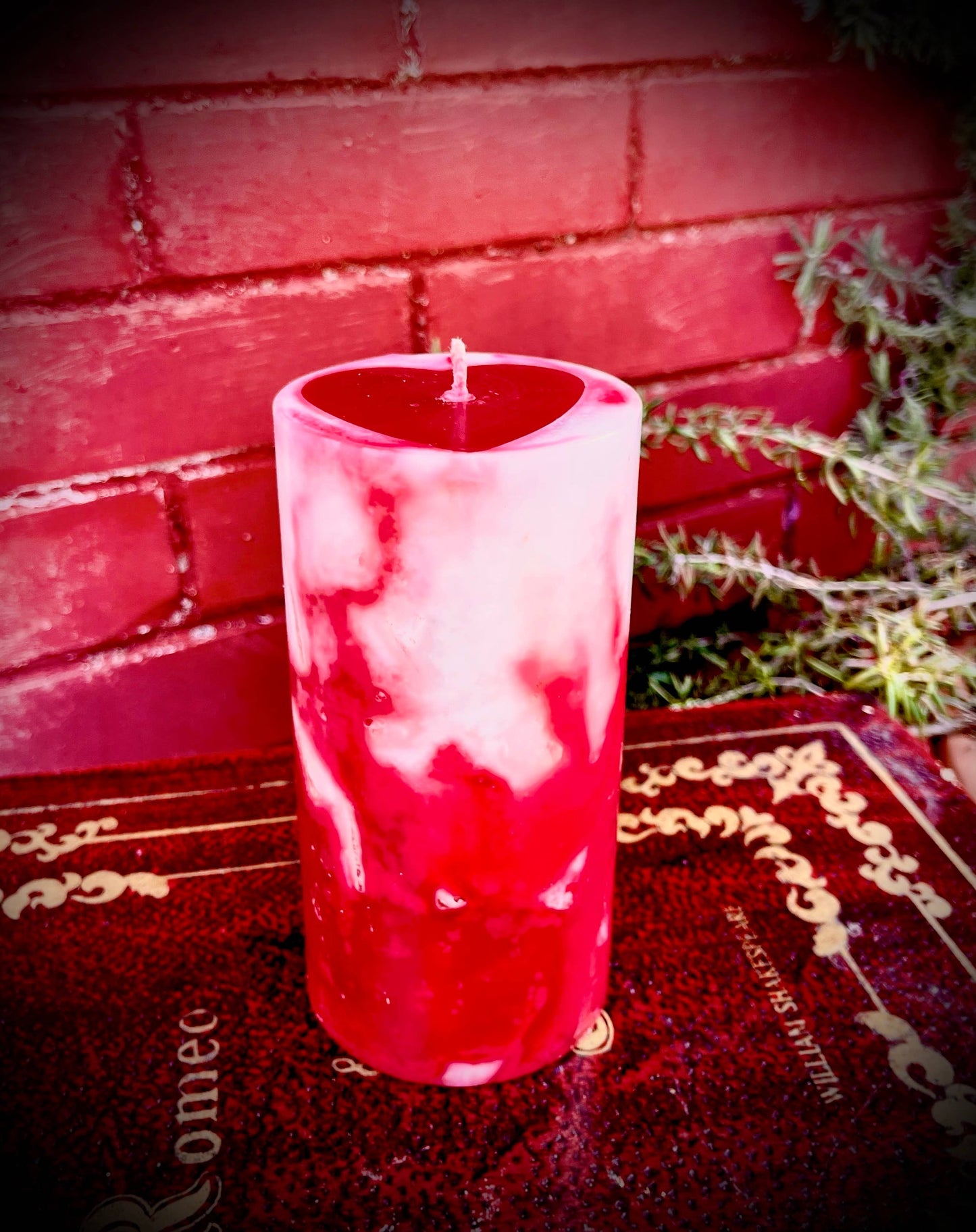 Raspberry Patch Patchouli Scented Candle (3" x 6")