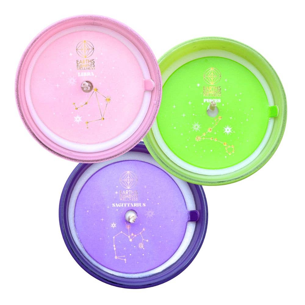 Leo Zodiac Sign Candle