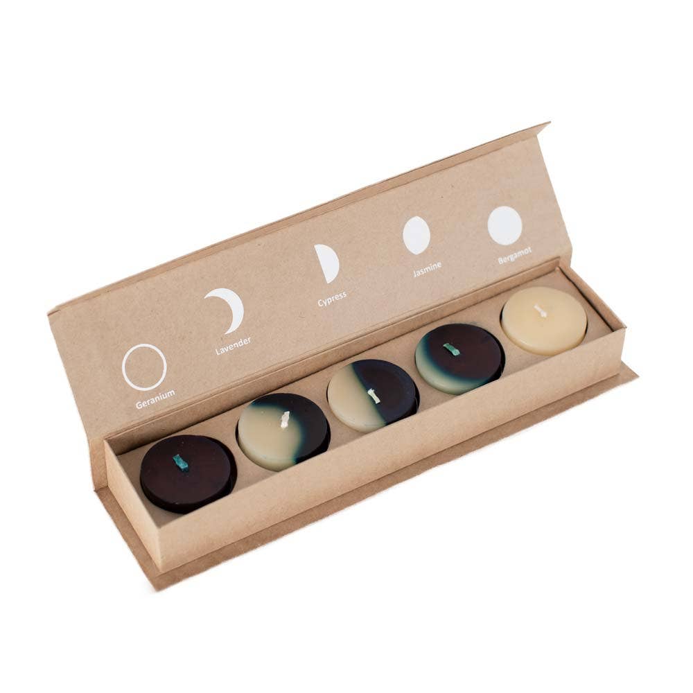 Waxing Moon Tealight Set