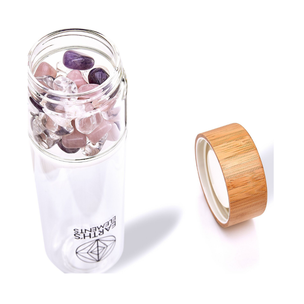Divine Love Crystal Water Bottle