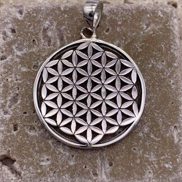 Flower of Life Pendant Sterling Silver