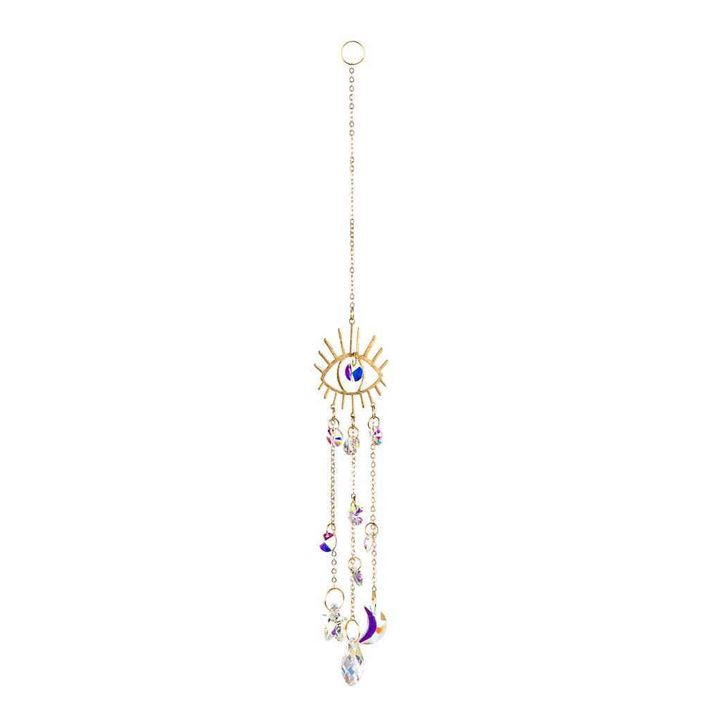 Evil Eve Crystal Suncatcher