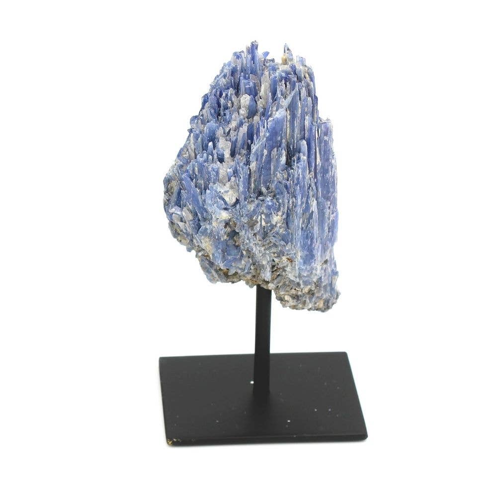 Blue Kyanite on Metal Stand