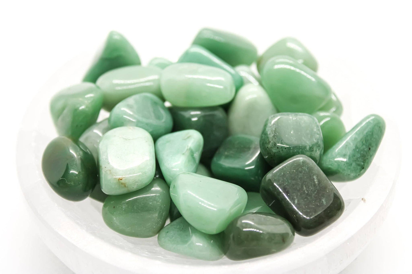 Green Aventurine Tumbled Pocket Stone | 20-30mm
