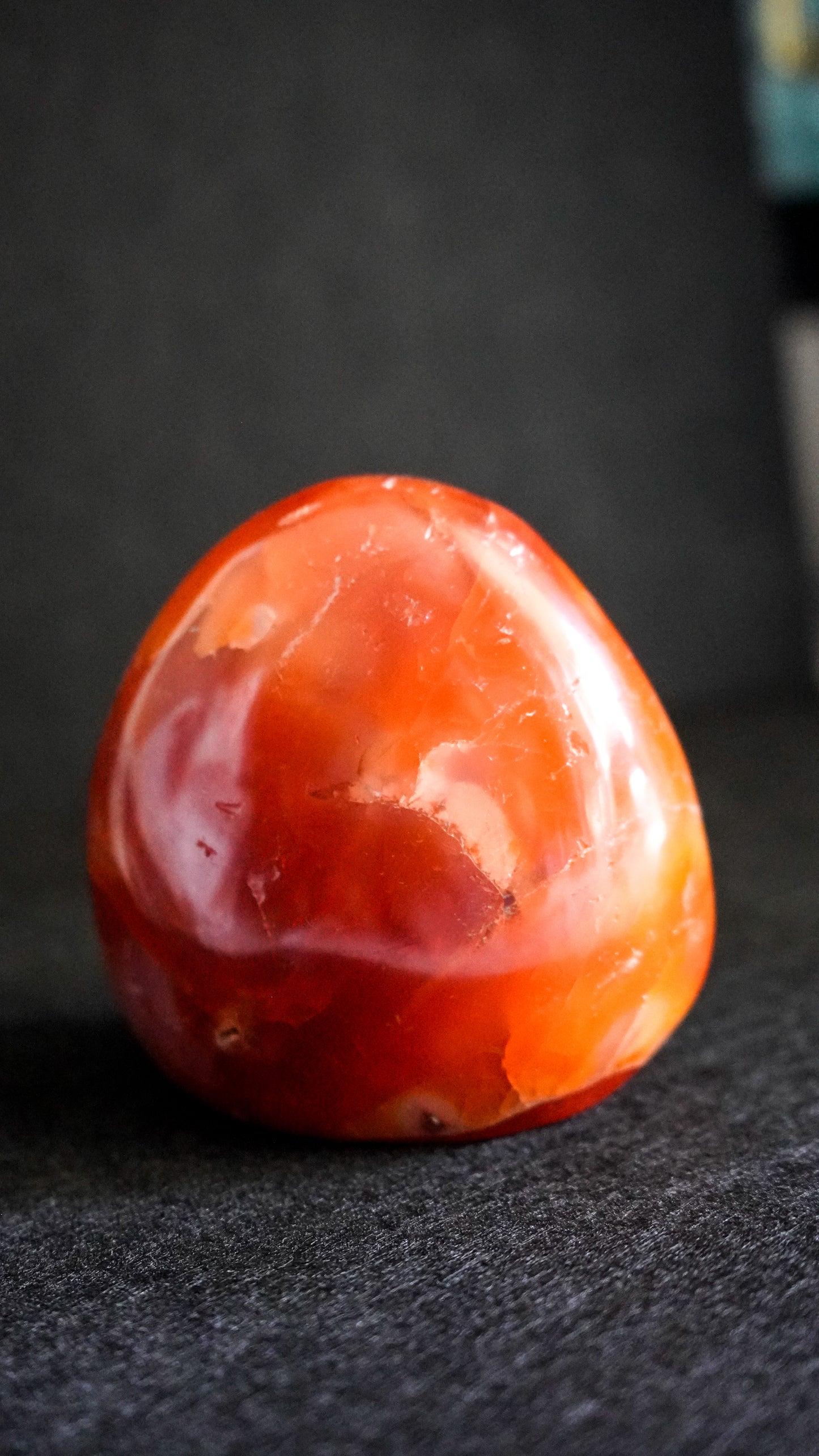 A - Polished Carnelian Free Form Crystal