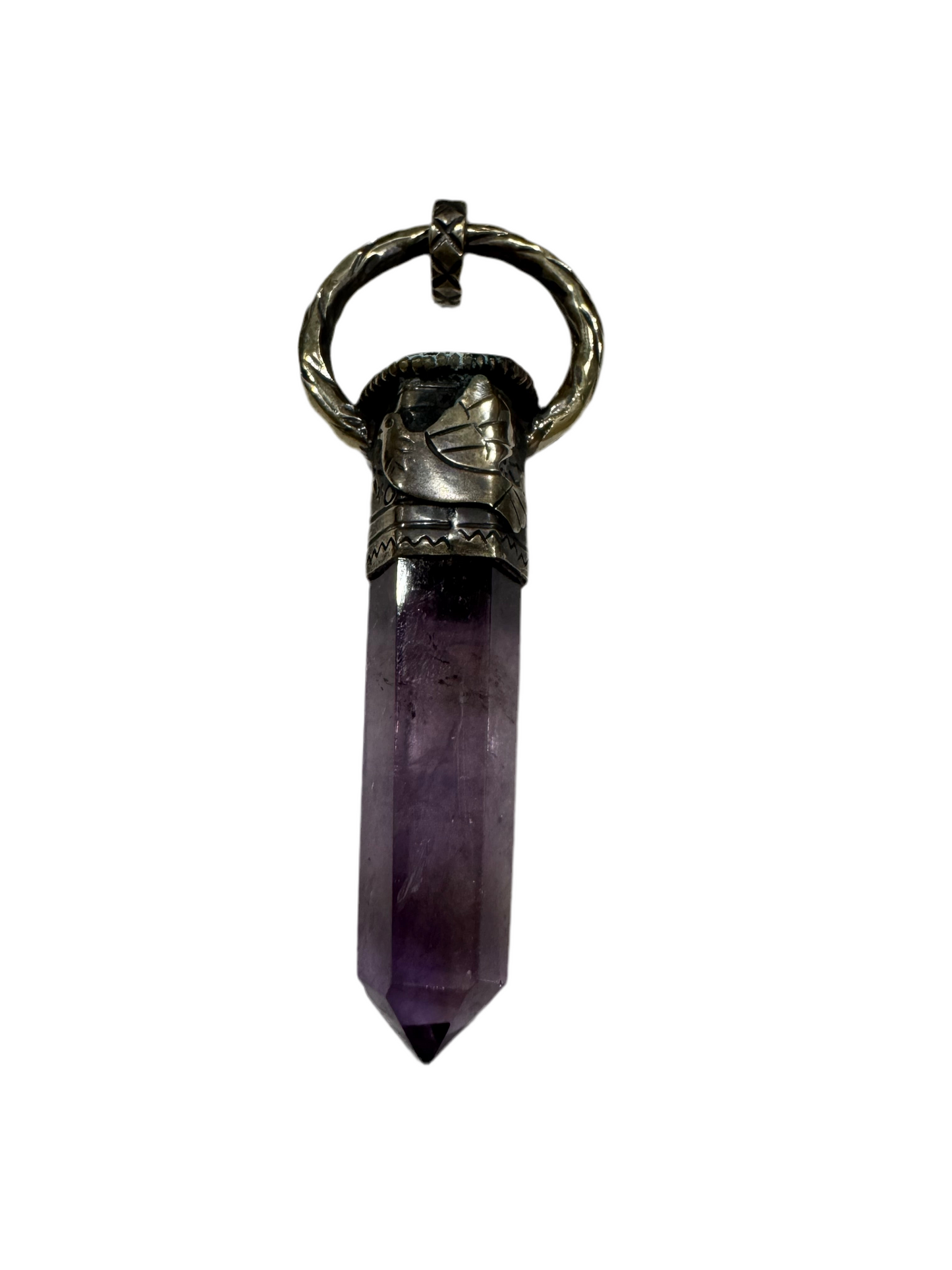 Large Chunky Crystal Point Pendants (Various Crystals)