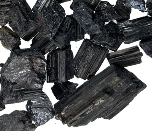 Black Tourmaline Rough Pocket Stone