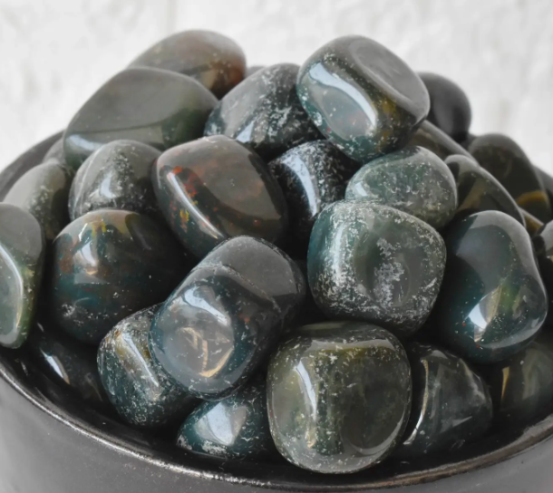 Bloodstone Tumbled Pocket Stone (Blood Stone)