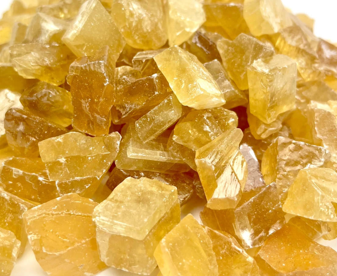 Honey Calcite Raw Rough Pocket Stone