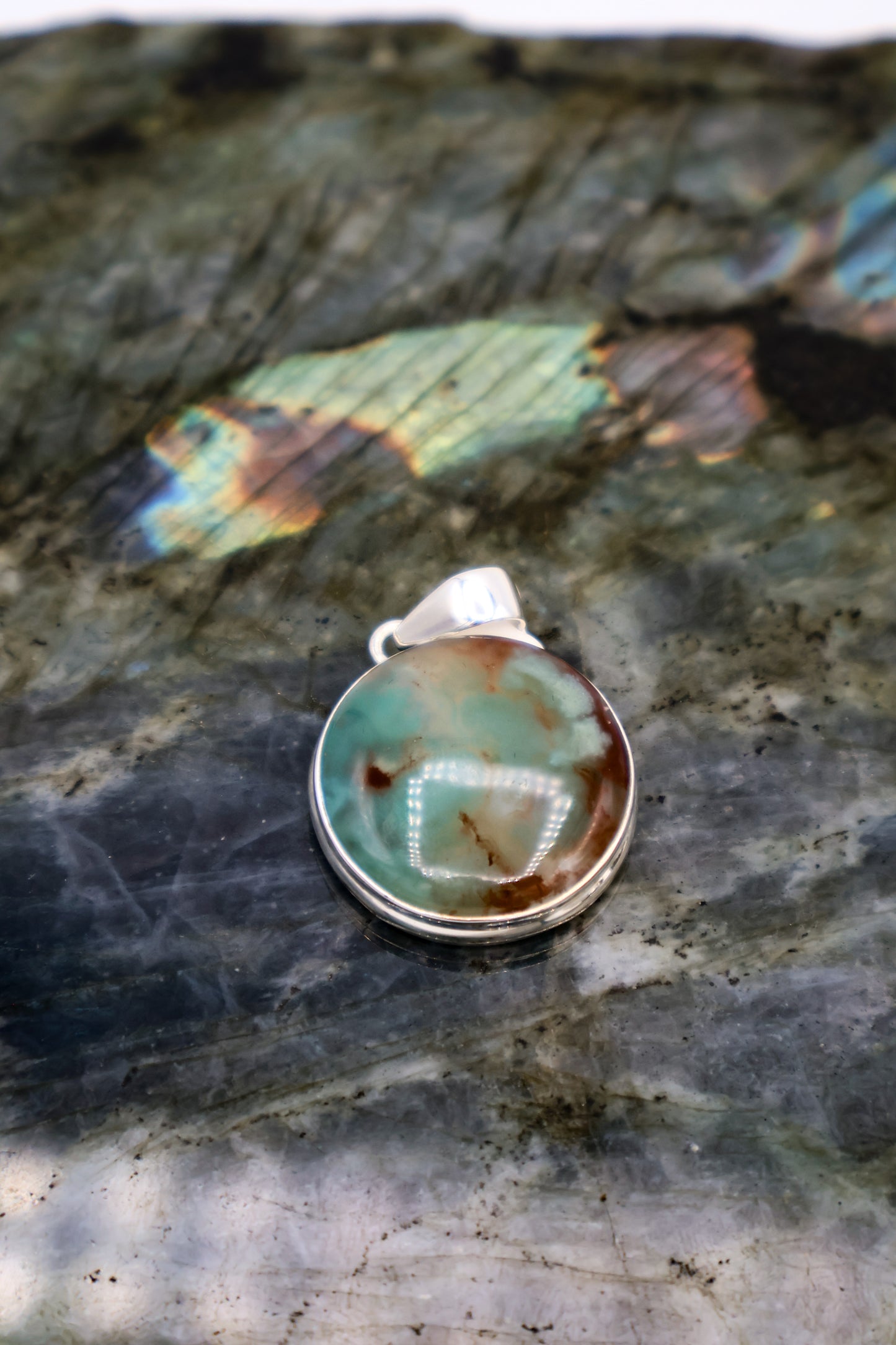 Aqua Chrysoprase Pendant (Various Shapes)