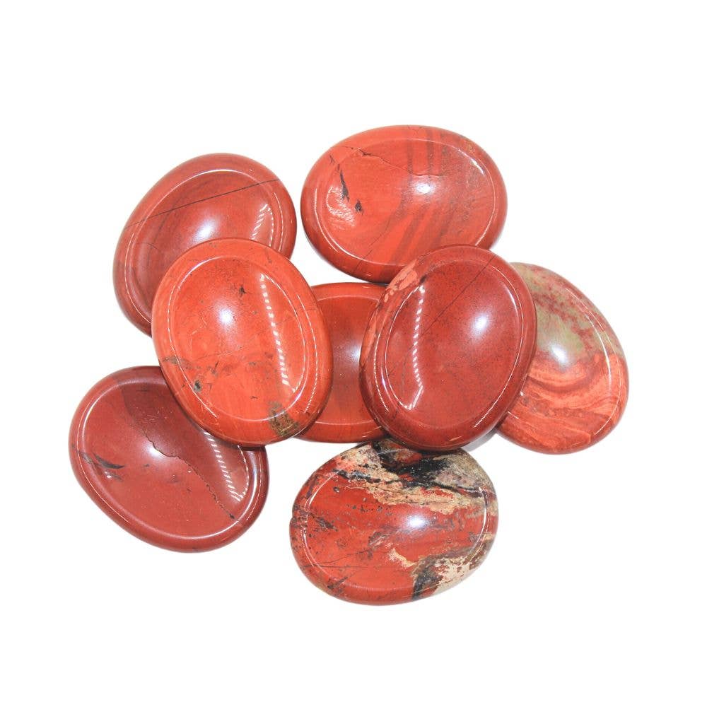 Calming Worry Stone - Red Jasper