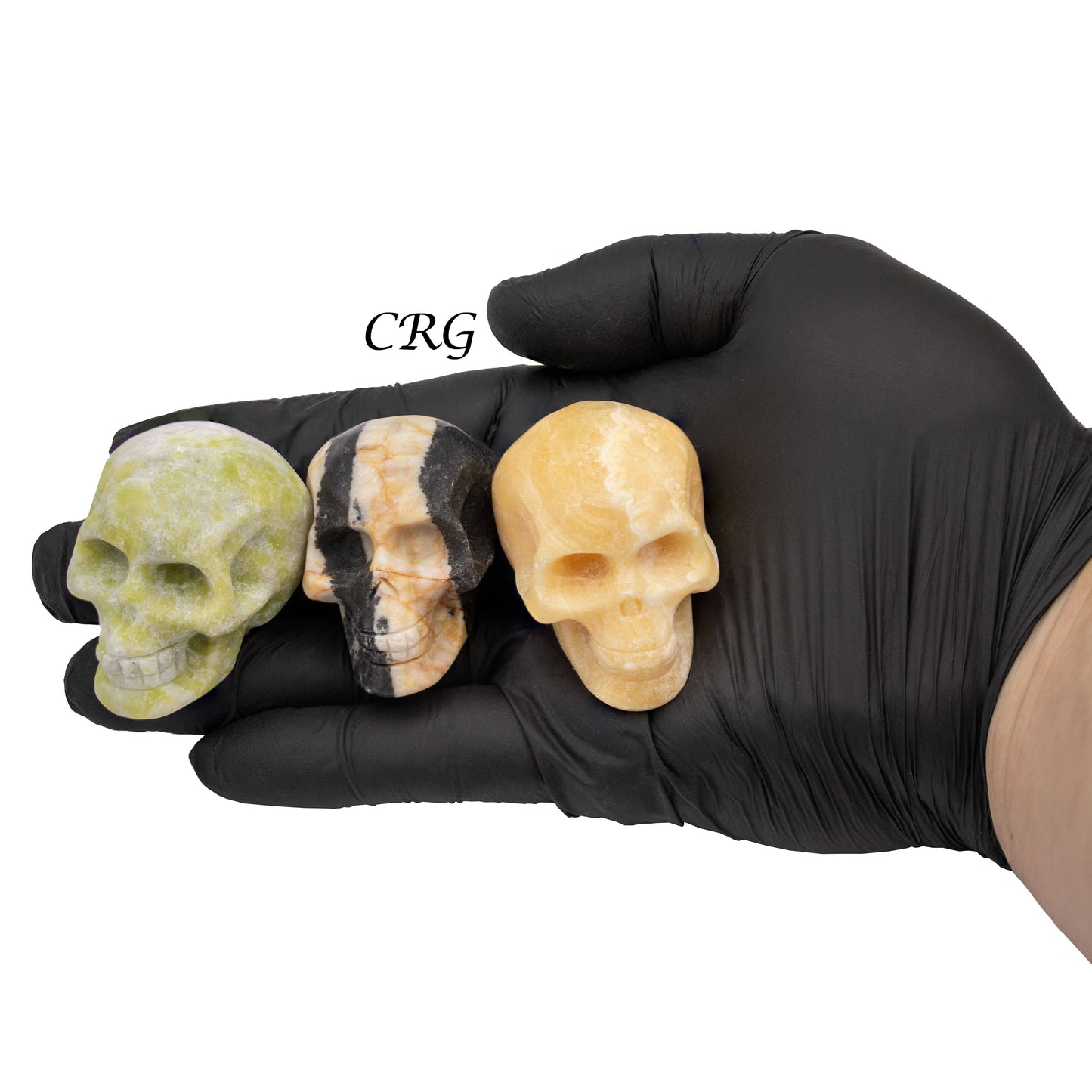 2" Gemstone Skulls (Small)