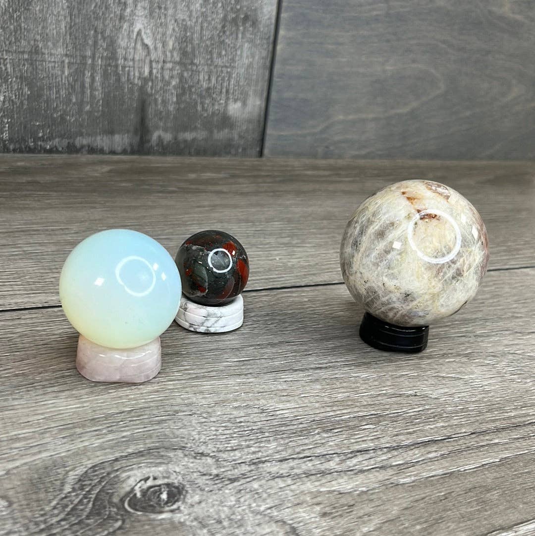 1" Gemstone Sphere Stands | Ball Holder | Sphere Holder