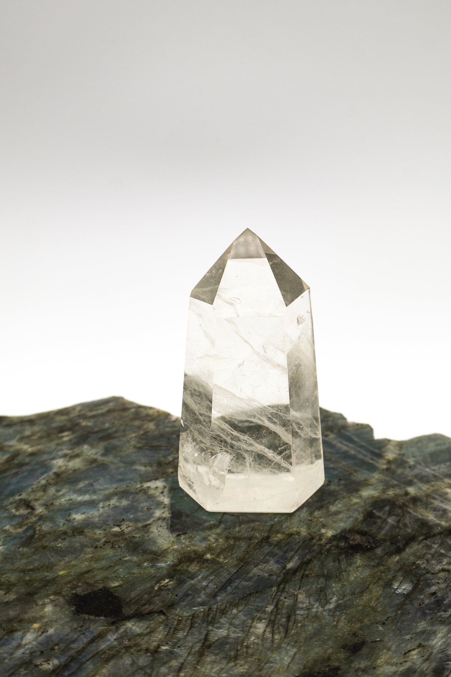 Clear Quartz Obelisk Tower Point (Single Terminated)