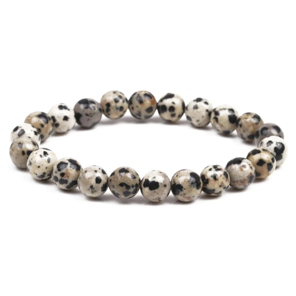 Dalmation Jasper Bracelet (8mm)