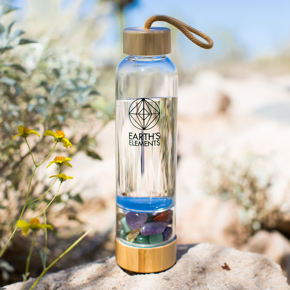 Chakra Alignment Crystal Water Bottle