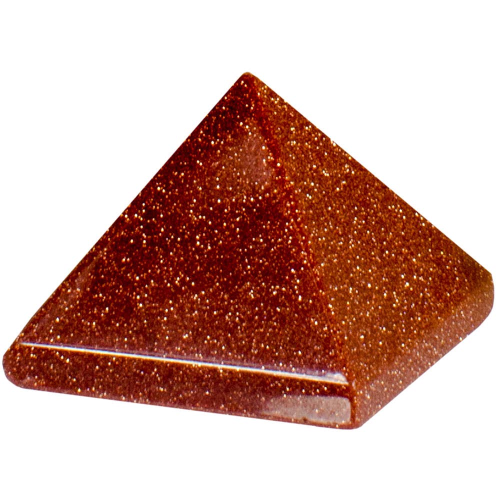 Red Goldstone Pyramid