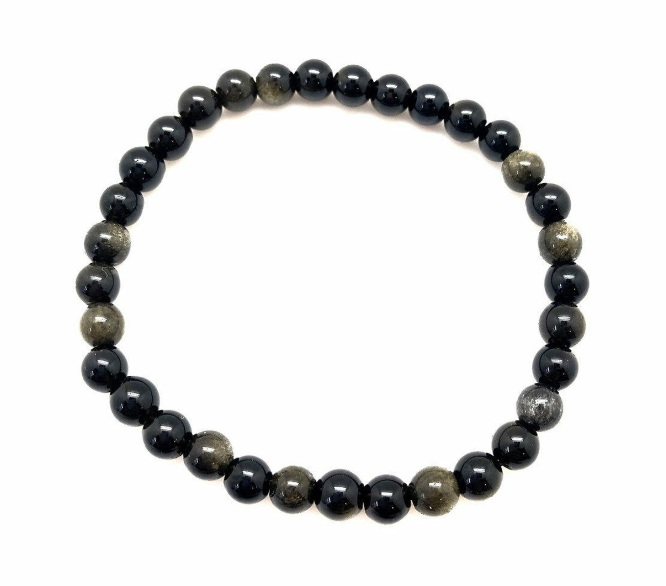 Gold Sheen Obsidian Bracelet (6mm)
