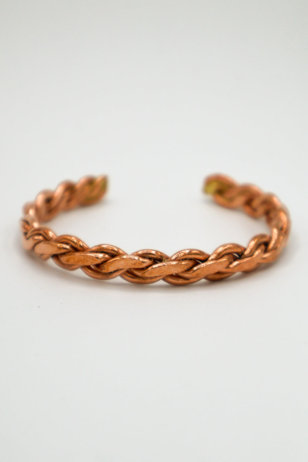 Single-Tone Copper Bangle Bracelets