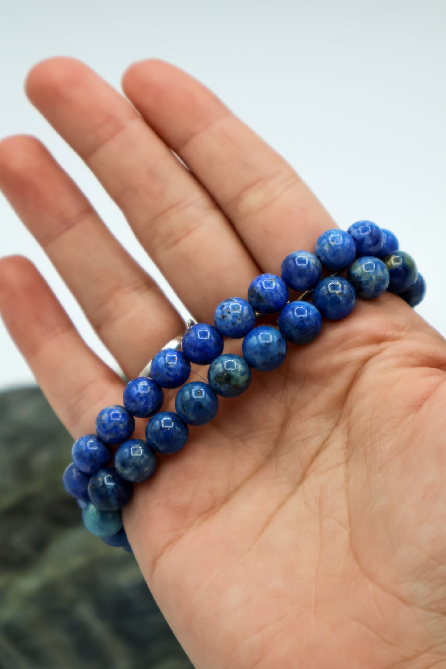 Premium Lapis Lazuli Bracelet (6mm)