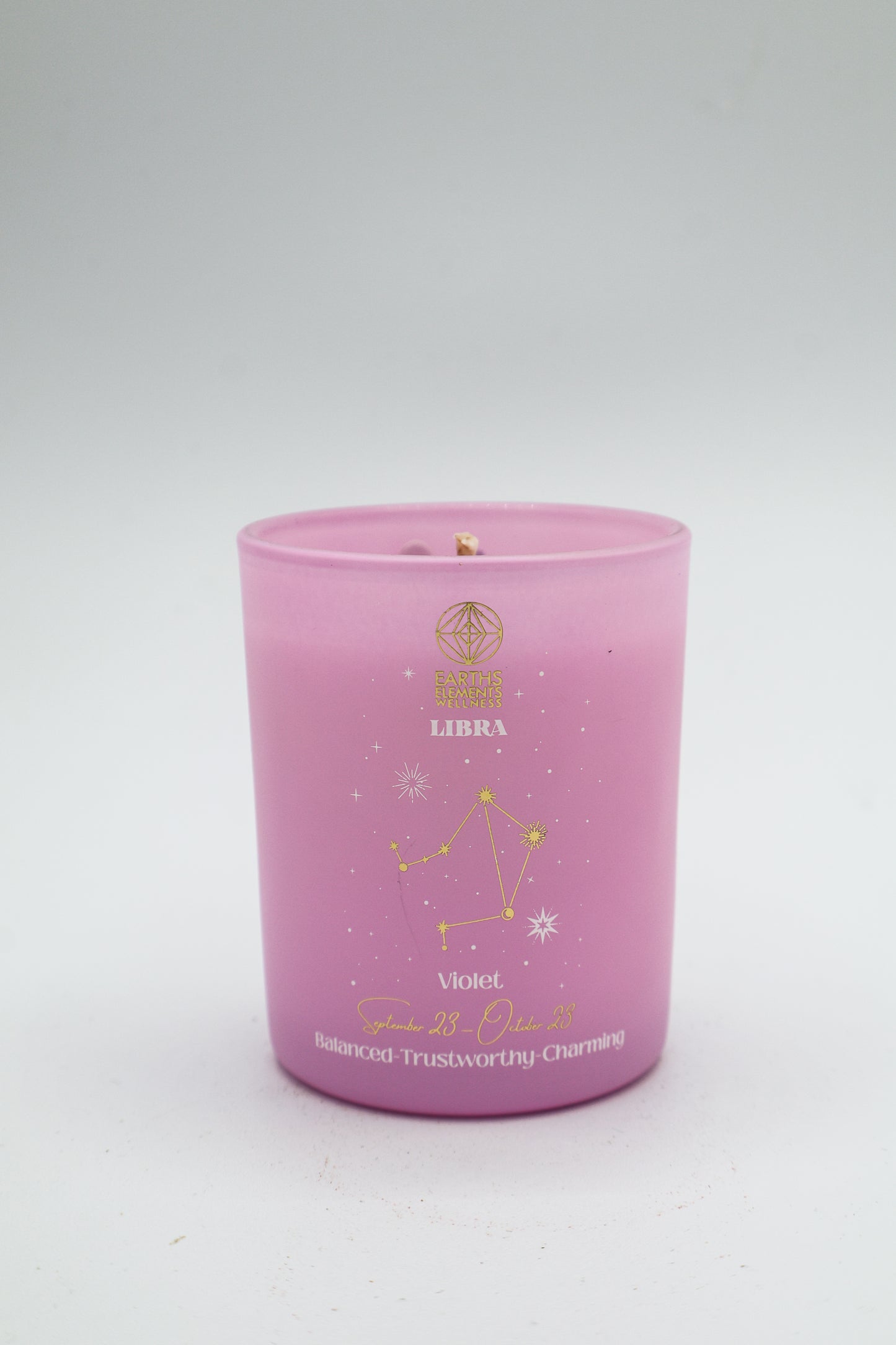 Libra Zodiac Sign Candle