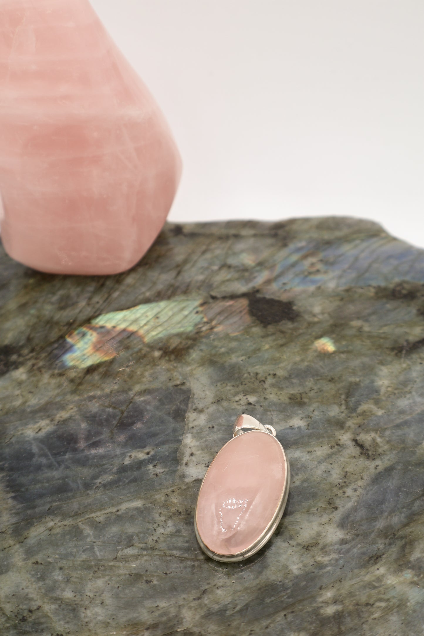 Rose Quartz Pendant (Various Shapes)