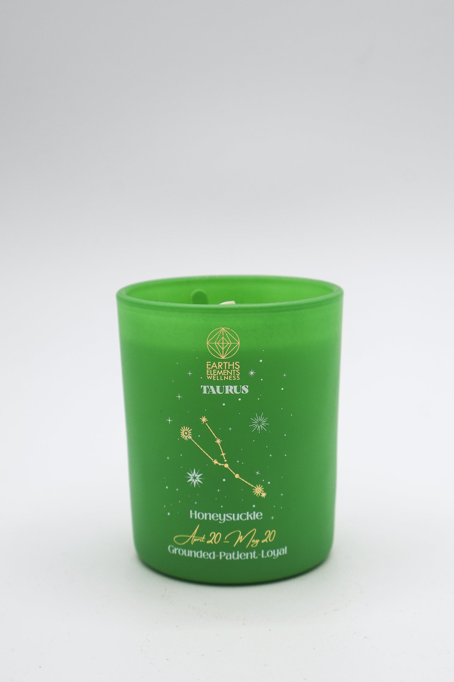 Taurus Zodiac Sign Candle