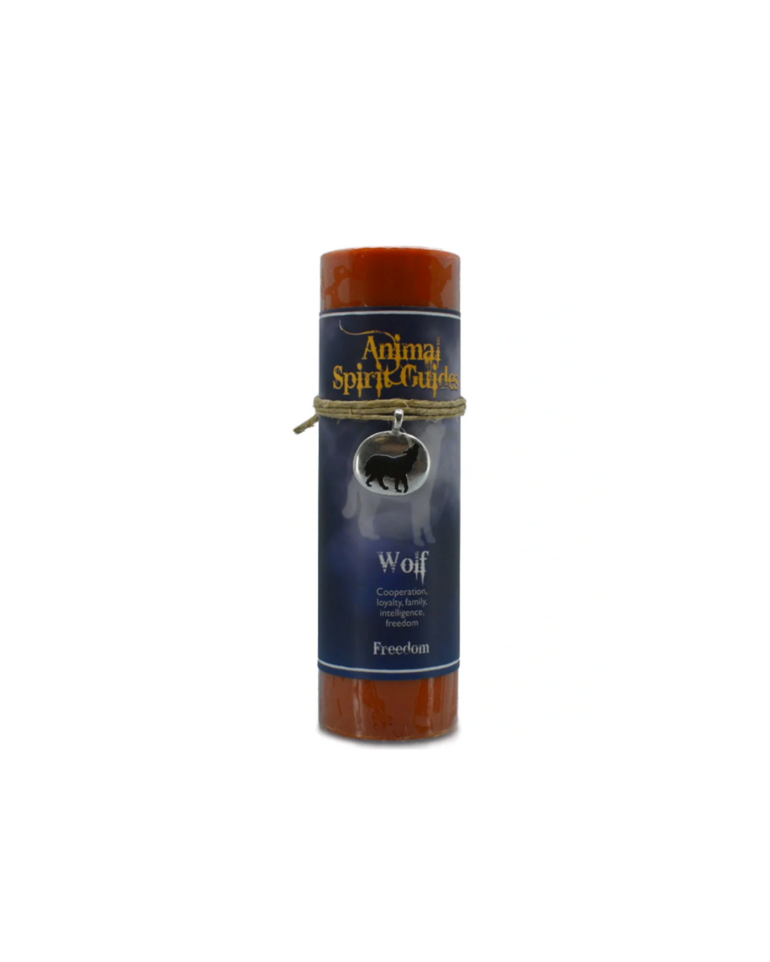 Animal Spirit Guide Candle with Gold Pendant
