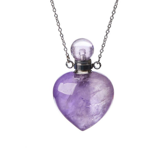 Amethyst Aromatherapy Necklace