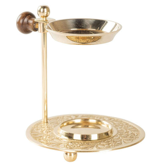 Golden Brass Burner for Charcoal and Resin