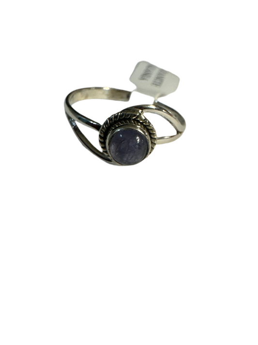 Tanzanite Size 9 Sterling Silver Ring