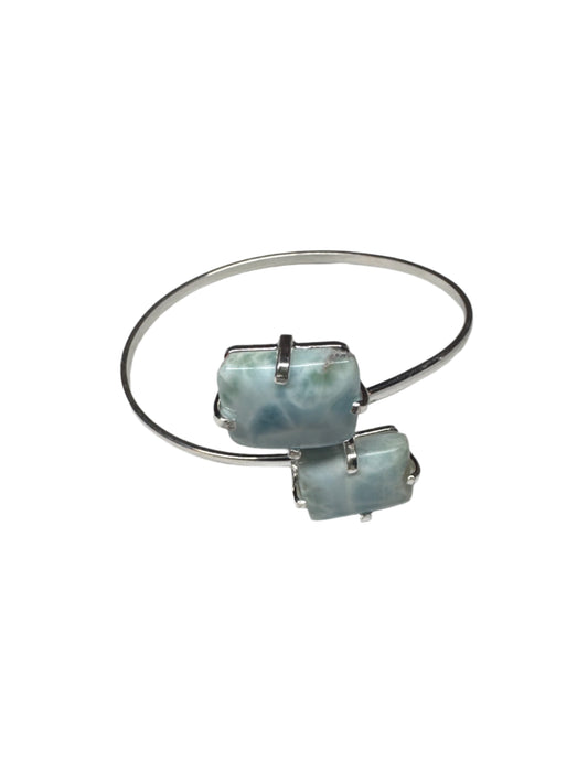 Larimar Polished Cuff Bracelet - Origems