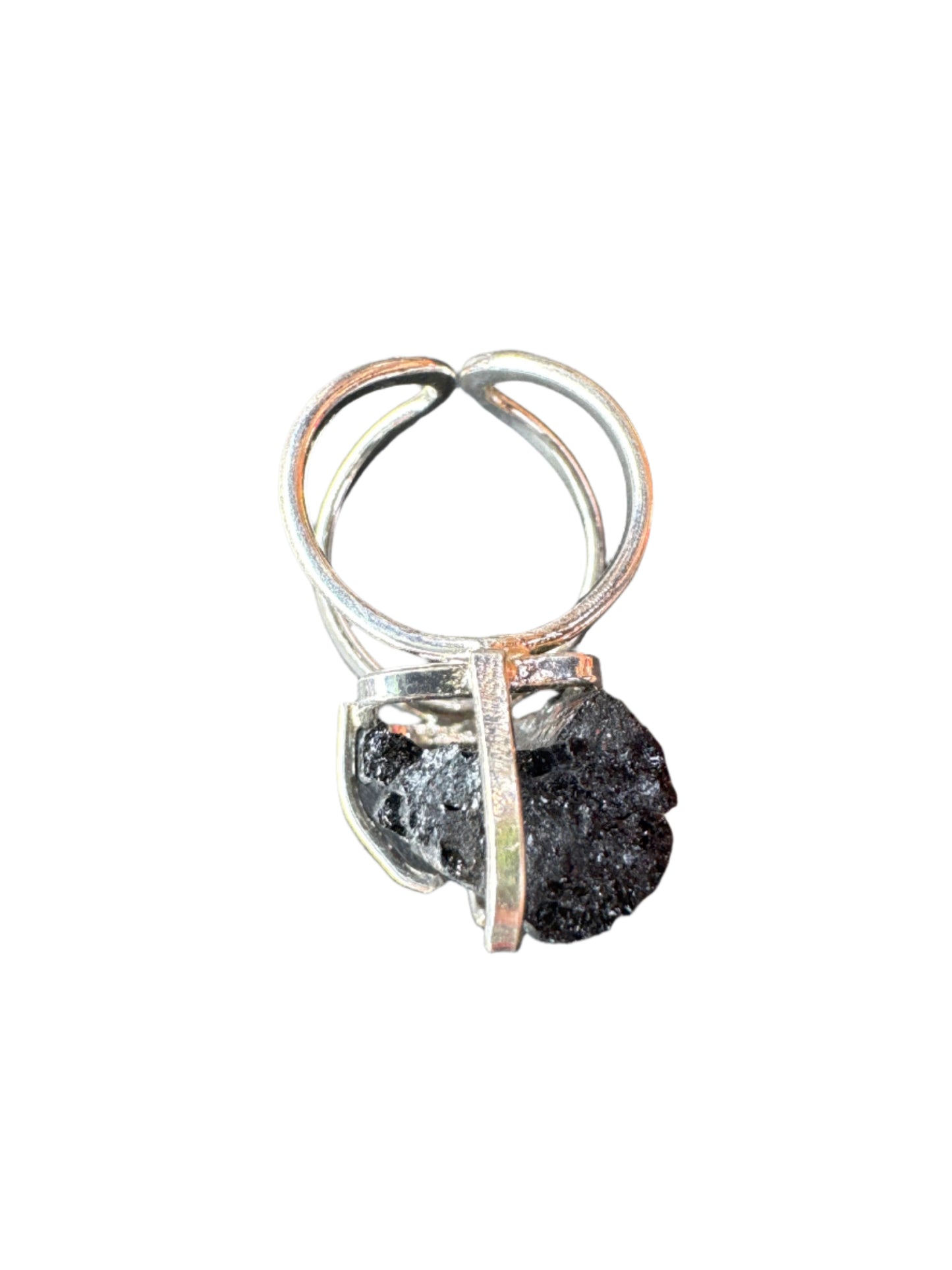 Raw tourmaline ring adjustable - Origems