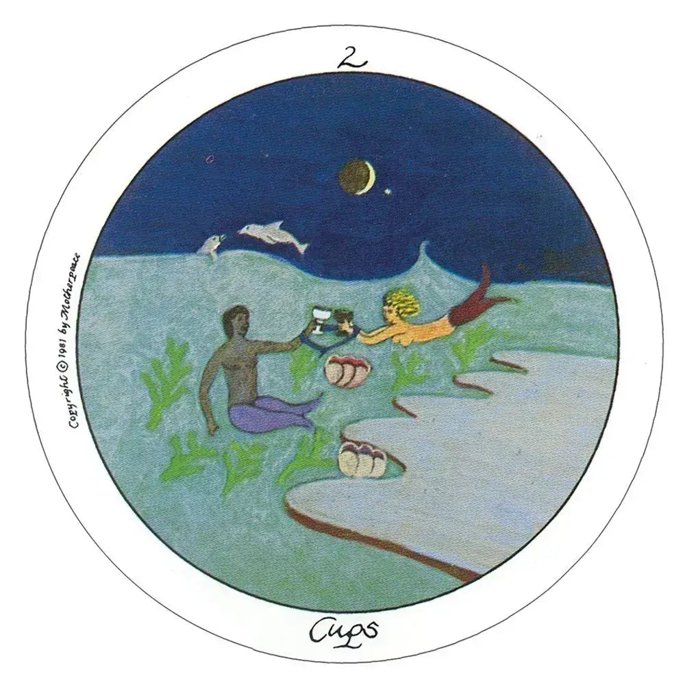 Mini Motherpeace Round Tarot Deck