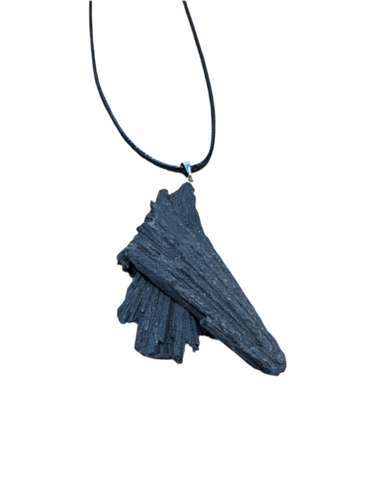 Black Kynanite Protection Necklace