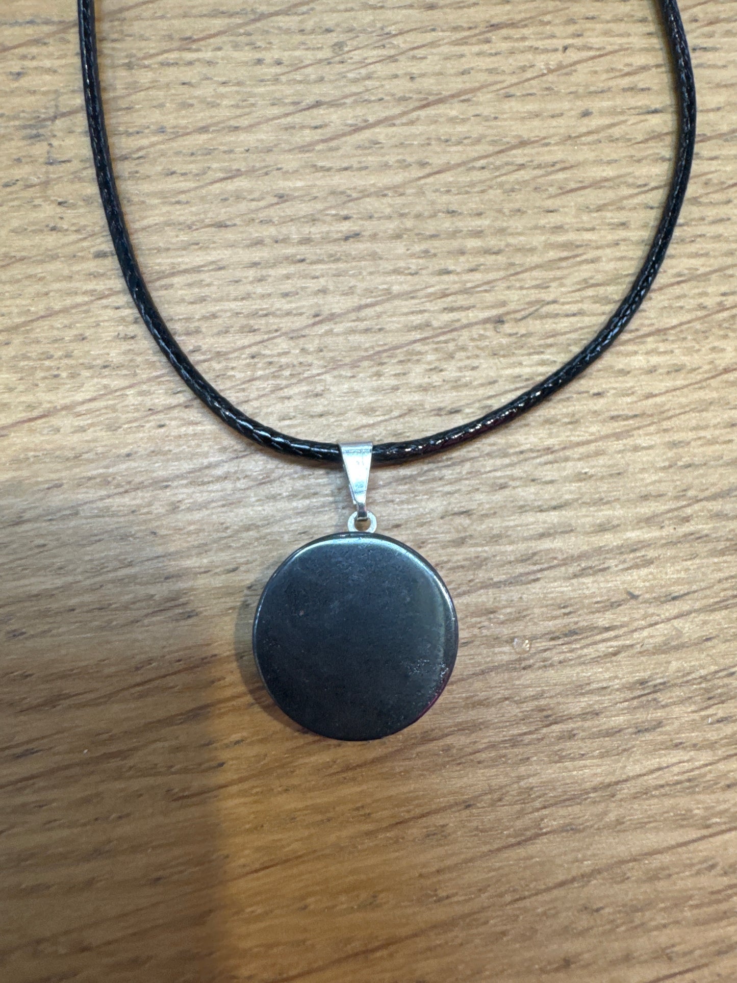 Shungite Coin Protector Necklace