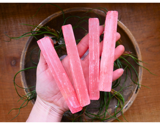 Red Selenite Sticks