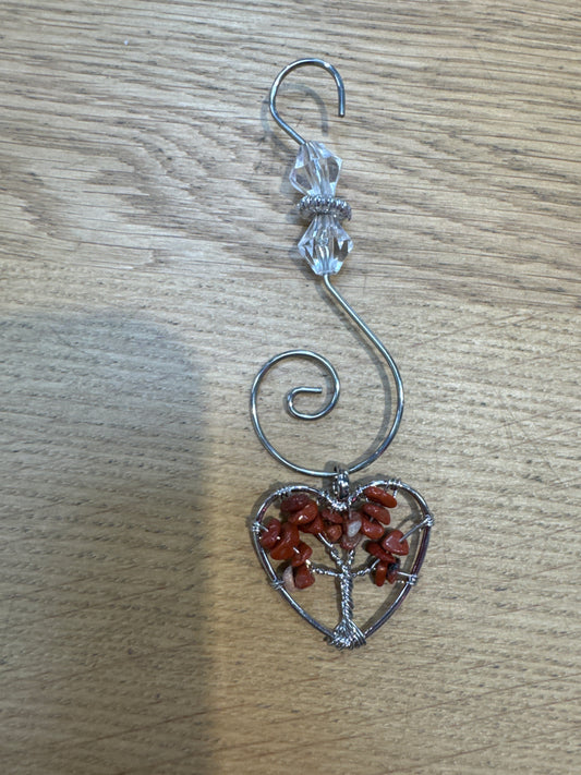 Tree of Life Ornament | Assorted Gemstone With Hanger