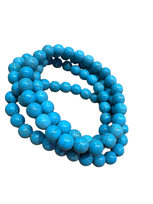 Turquoise Stretch Bracelet (8mm)