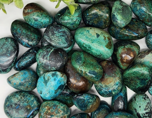 Chrysocolla Tumbled Pocket Stone