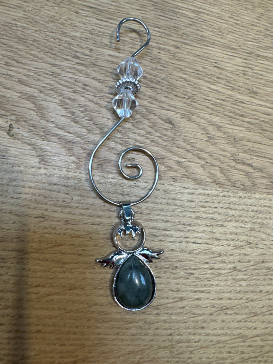Angel Ornament | Assorted Gemstone With Hanger